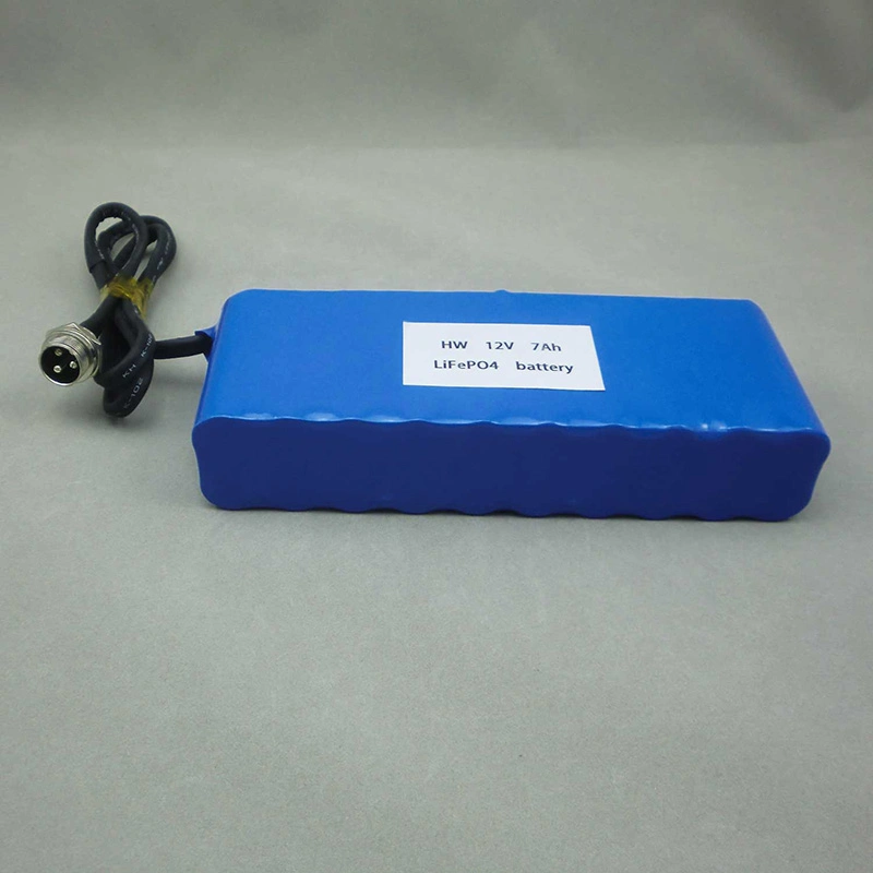 High Quality Rechargeable Battery 12V 7ah LiFePO4 Battery Pack for Solor System Usage