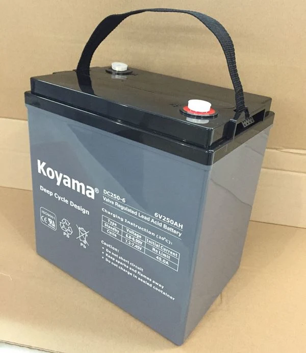 6V 420ah Dcg420-6 High Quality Deep Cycle Battery for Various Motive Power Applications