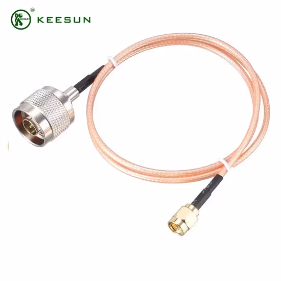 저손실 50 옴 RF 점퍼 케이블 Rg58/Rg316/Rg178/LSR 시리즈 케이블(안테나용 SMA 남성에 대한 TNC 남성 포함)